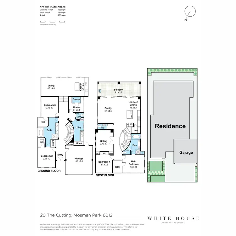 Floorplan of Homely house listing, 20 The Cutting, Mosman Park WA 6012