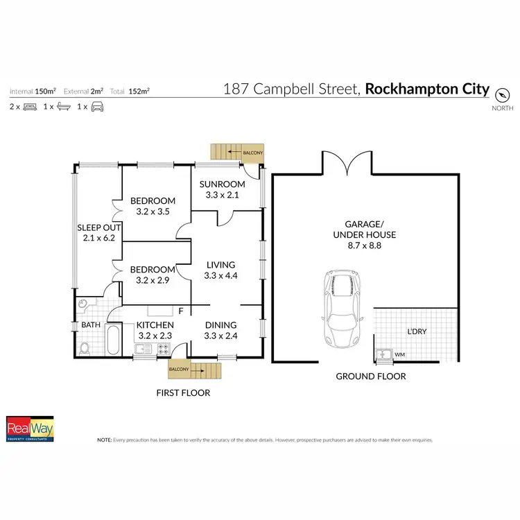 Floorplan of Homely house listing, 187 Campbell Street, Rockhampton City QLD 4700