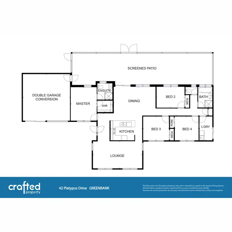 Floorplan of Homely house listing, 42 Platypus Drive, Greenbank QLD 4124