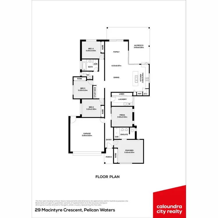 Floorplan of Homely house listing, 29 Macintyre Crescent, Pelican Waters QLD 4551
