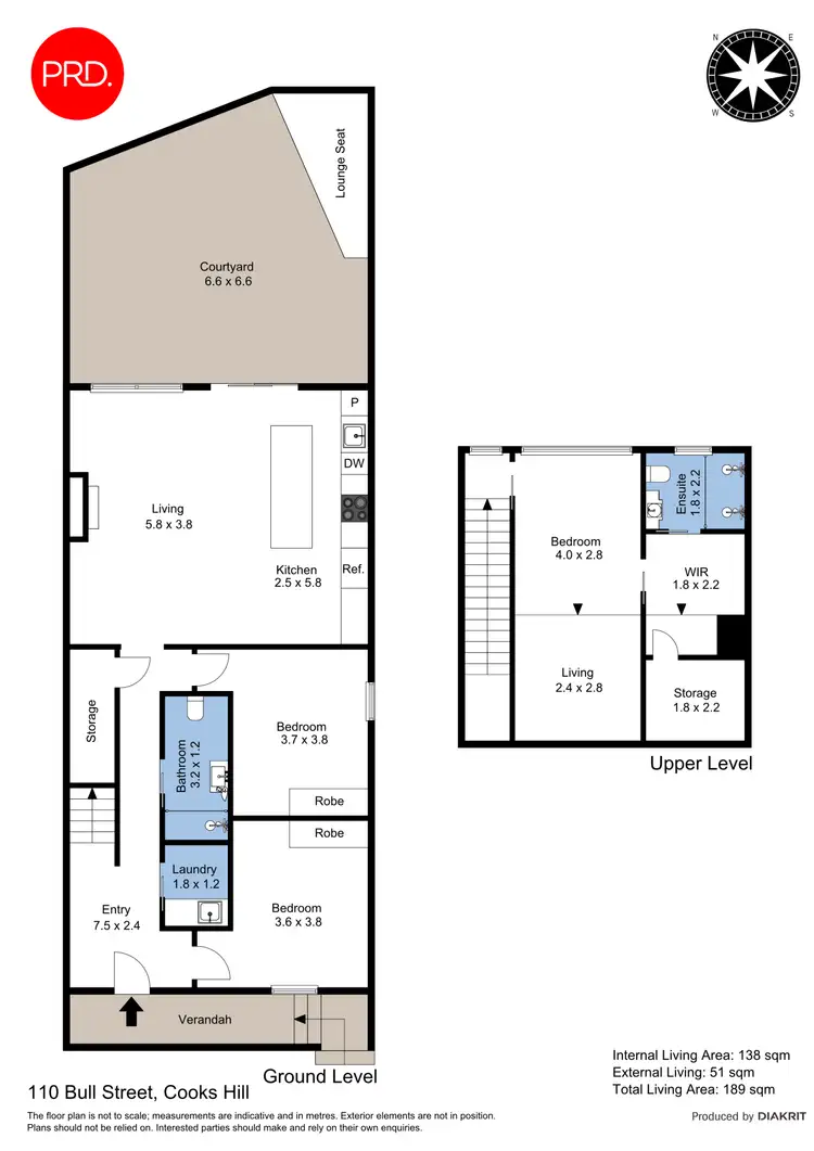 Floorplan of Homely house listing, 110 Bull Street, Cooks Hill NSW 2300