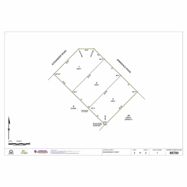 Floorplan of Homely land listing, 170 Armadale Road, Rivervale WA 6103