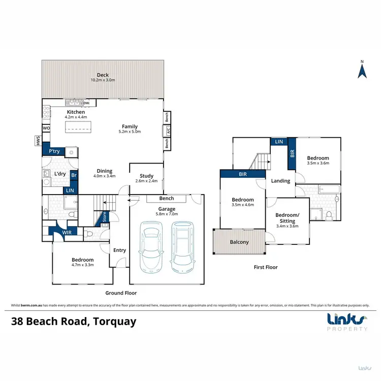 Floorplan of Homely house listing, 38 Beach Road, Torquay VIC 3228