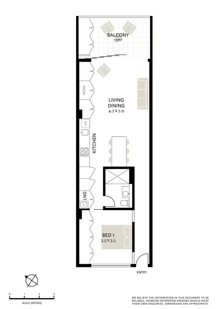 Floorplan of Homely apartment listing, 205/138 Barcom Avenue, Darlinghurst NSW 2010