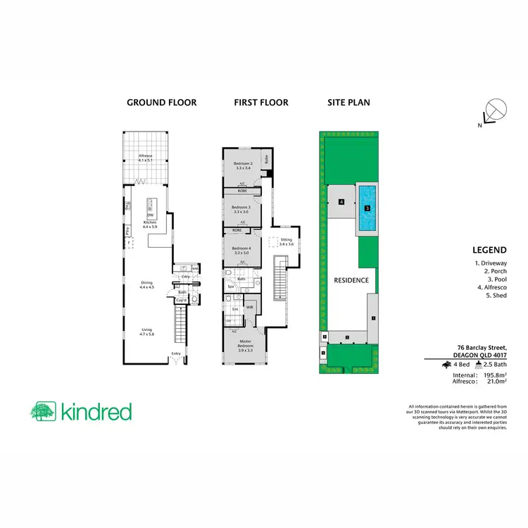 Floorplan of Homely house listing, 76 Barclay Street, Deagon QLD 4017