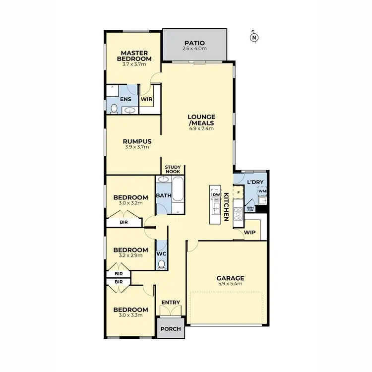 Floorplan of Homely house listing, 11 Ostend Crescent, Point Cook VIC 3030