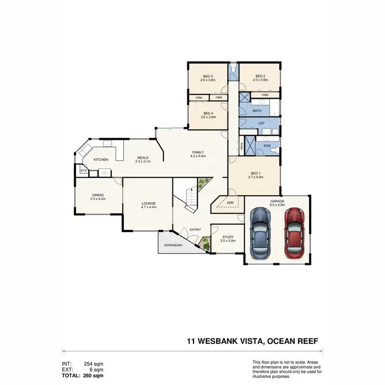 Floorplan of Homely house listing, 11 Wesbank Vista, Ocean Reef WA 6027