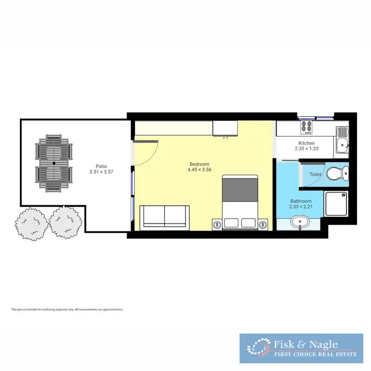 Floorplan of Homely flat listing, 6/131 Merimbula Drive, Merimbula NSW 2548
