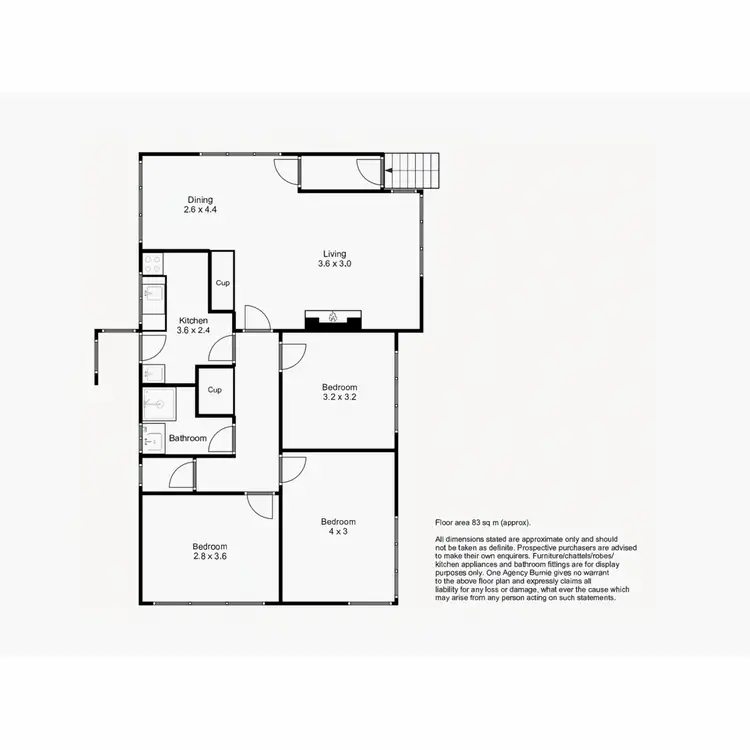 Floorplan of Homely house listing, 88 Payne Street, Acton TAS 7320