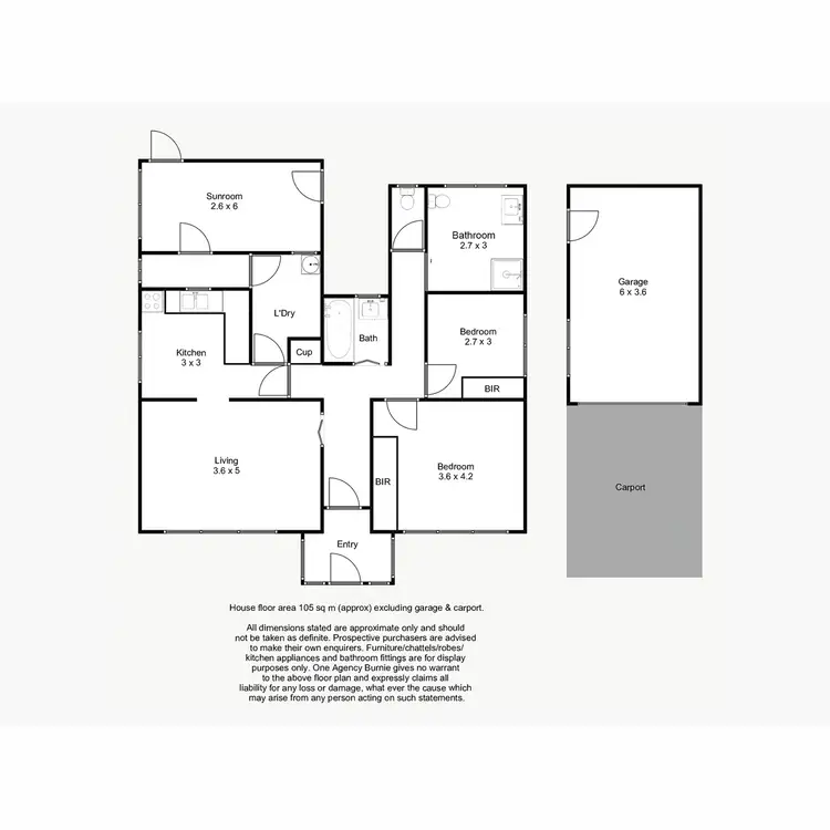 Floorplan of Homely house listing, 57 Bird Street, Montello TAS 7320