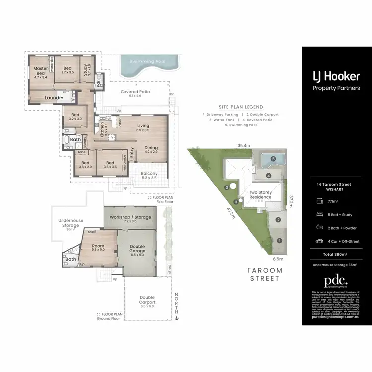 Floorplan of Homely house listing, 14 Taroom Street, Wishart QLD 4122