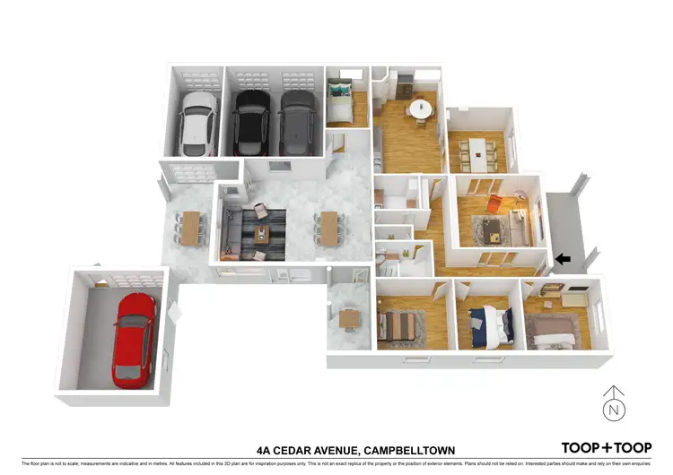 Floorplan of Homely house listing, 4a Cedar Avenue, Campbelltown SA 5074