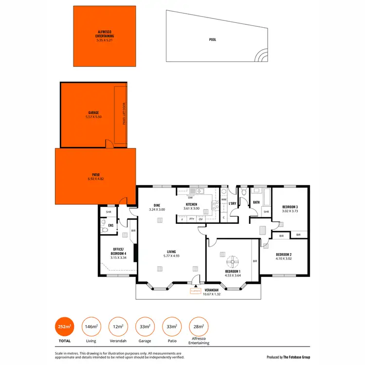 Floorplan of Homely house listing, 1 Craiglee Drive, Coromandel Valley SA 5051