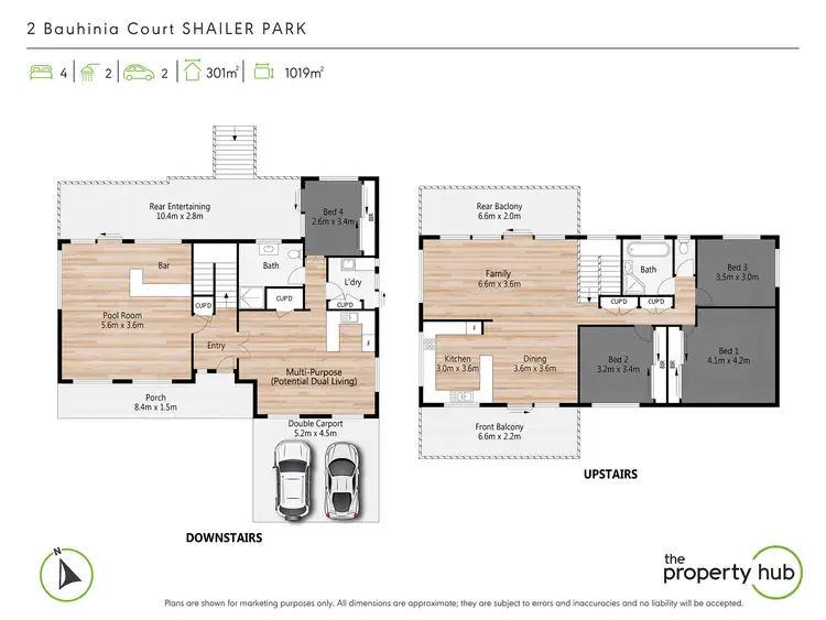 Floorplan of Homely house listing, 2 Bauhinia Court, Shailer Park QLD 4128