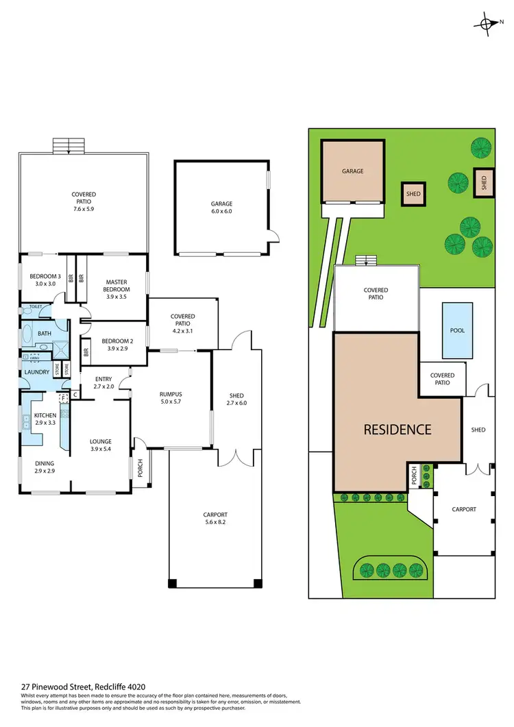 Floorplan of Homely house listing, 27 Pinewood Street, Redcliffe QLD 4020