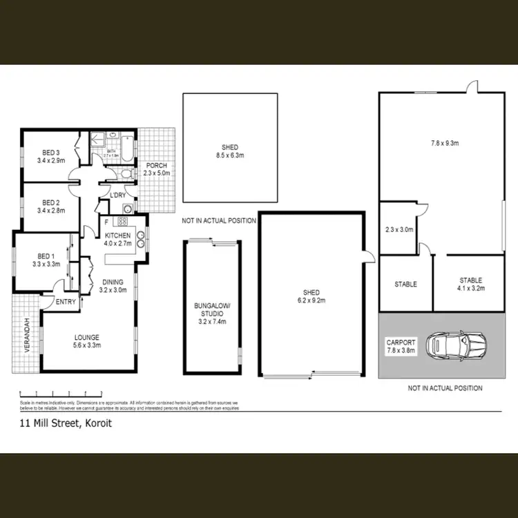 Floorplan of Homely house listing, 11 Mill Street, Koroit VIC 3282