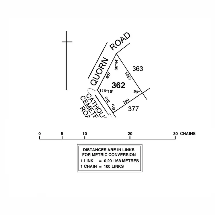 Floorplan of Homely land listing, 21 Alexis Road, Wilmington SA 5485