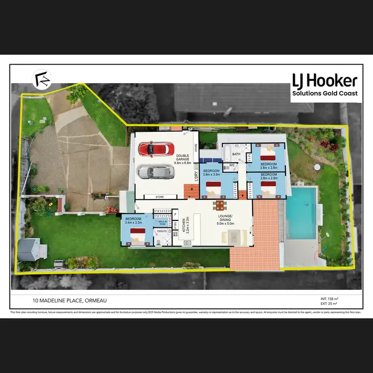 Floorplan of Homely house listing, 10 Madeline Place, Ormeau QLD 4208