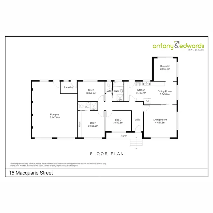 Floorplan of Homely house listing, 15 Macquarie Street, Goulburn NSW 2580