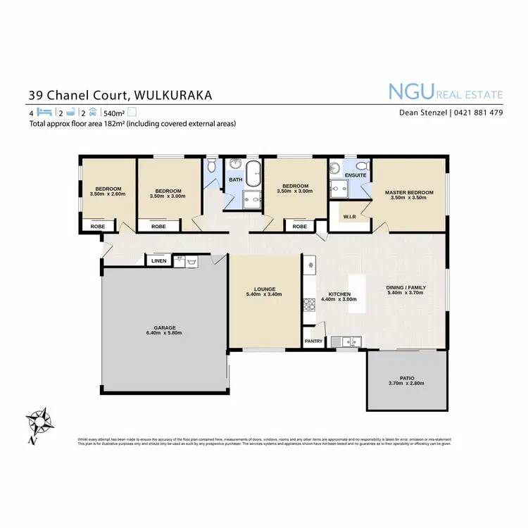 Floorplan of Homely house listing, 23/8 Chanel Court, Wulkuraka QLD 4305