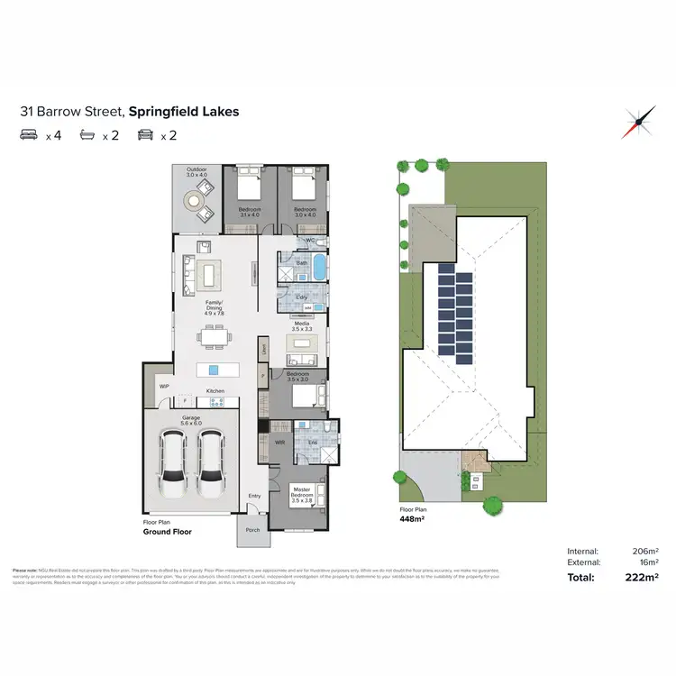 Floorplan of Homely house listing, 31 Barrow Street, Springfield Lakes QLD 4300