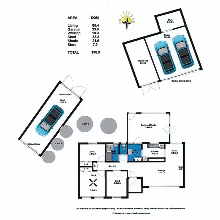 Floorplan of Homely house listing, 19 Bretag Street, Mannum SA 5238
