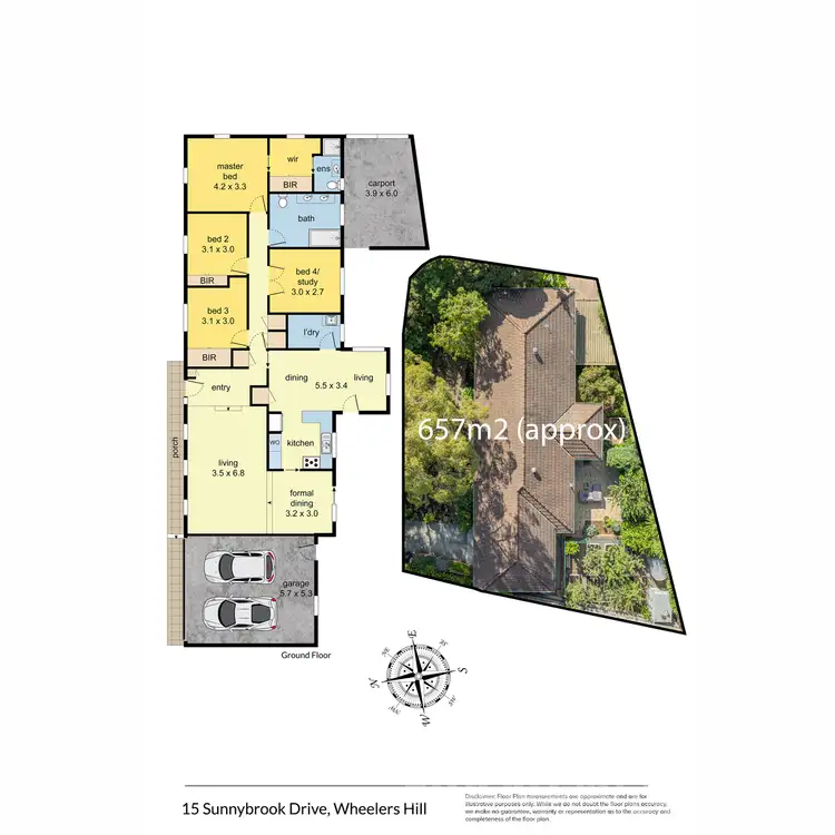 Floorplan of Homely house listing, 15 Sunnybrook Drive, Wheelers Hill VIC 3150