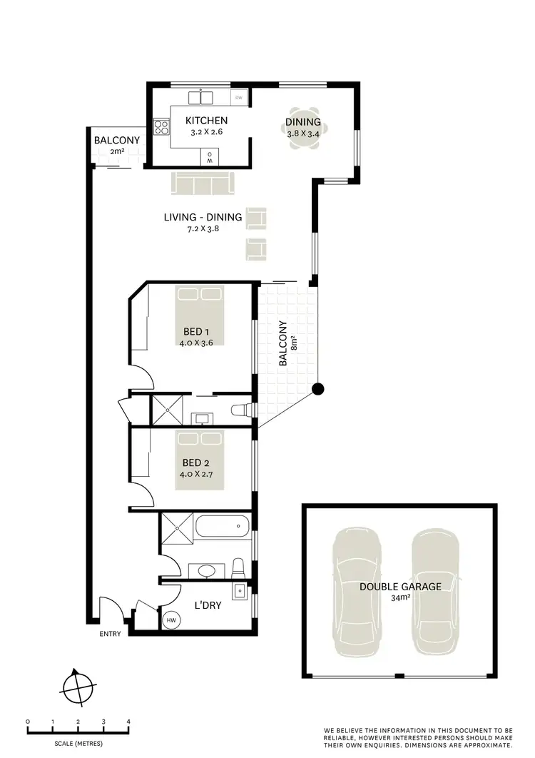 Floorplan of Homely apartment listing, 6/21-23 Ashburn Place, Gladesville NSW 2111