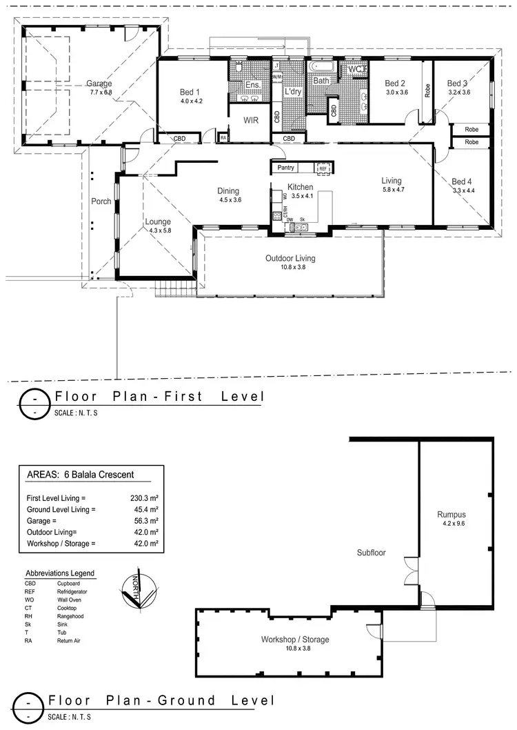 Floorplan of Homely house listing, 6 Balala Crescent, Bourkelands NSW 2650