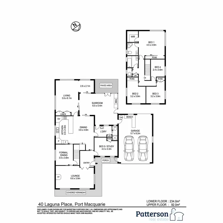 Floorplan of Homely house listing, 40 Laguna Place, Port Macquarie NSW 2444