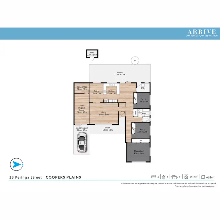 Floorplan of Homely house listing, 2B Peringa Street, Coopers Plains QLD 4108