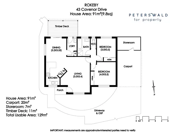 Floorplan of Homely house listing, 43 Cavenor Drive, Rokeby TAS 7019