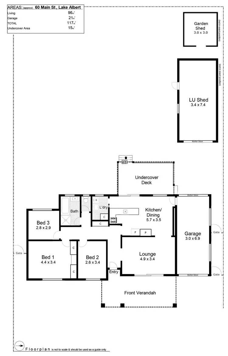 Floorplan of Homely house listing, 60 Main Street, Lake Albert NSW 2650
