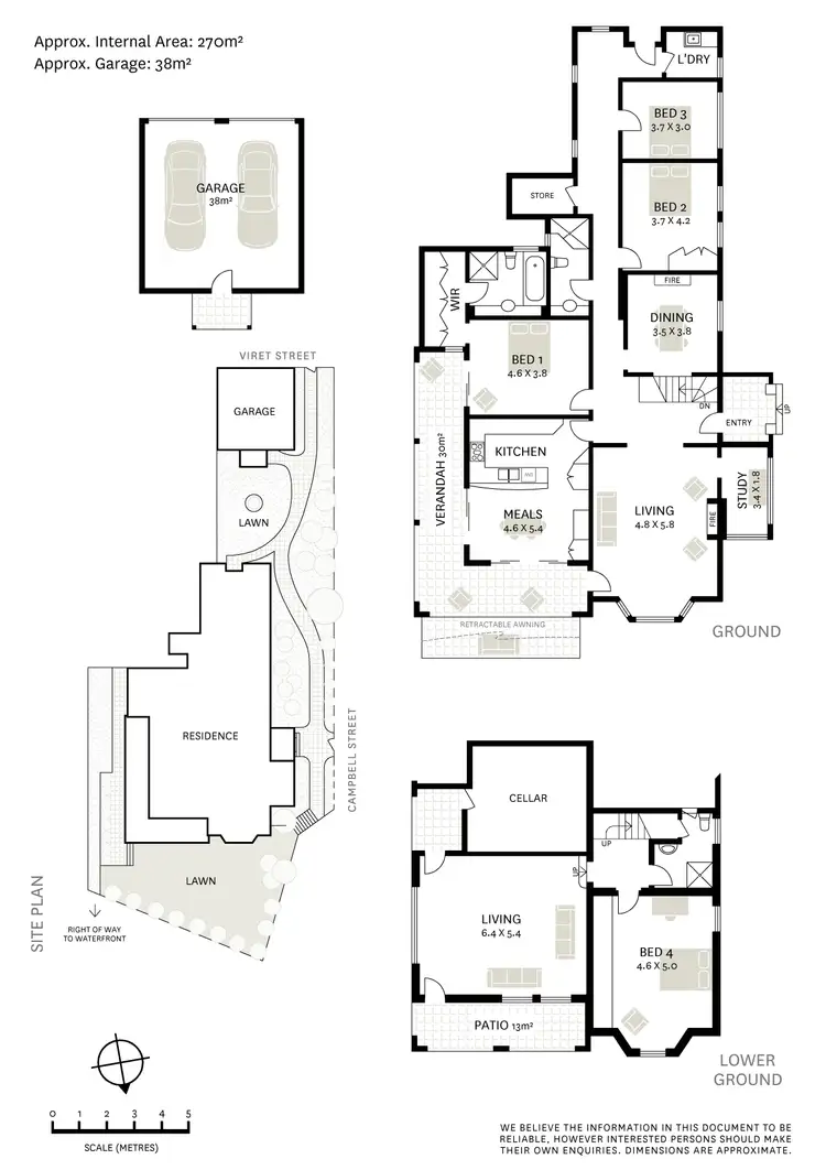 Floorplan of Homely house listing, 9 Campbell Street, Hunters Hill NSW 2110