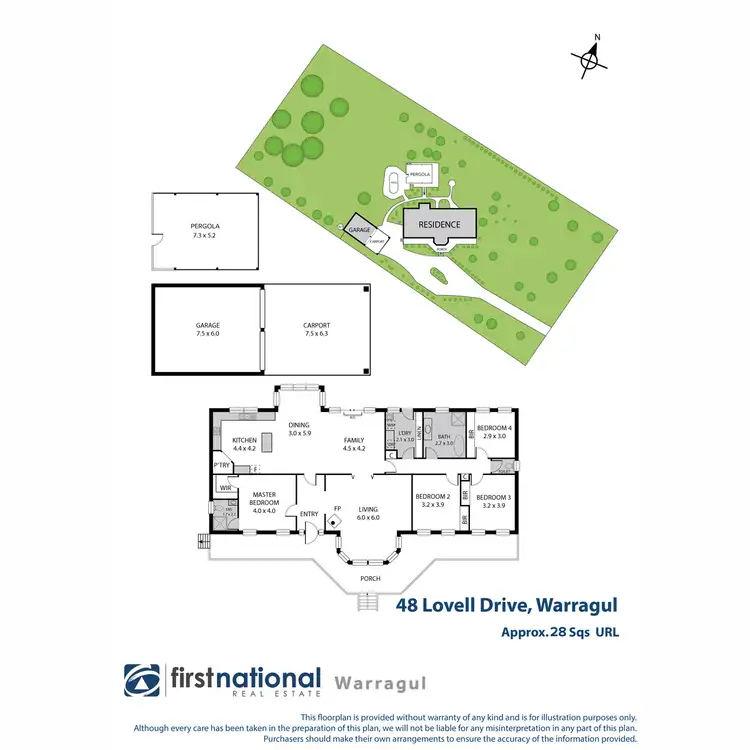 Floorplan of Homely house listing, 48 Lovell Drive, Warragul VIC 3820