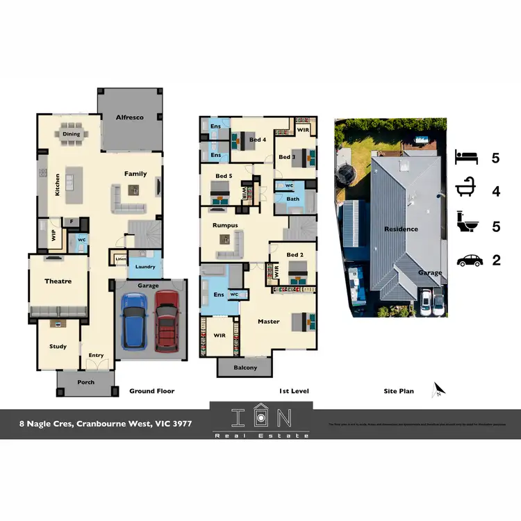 Floorplan of Homely house listing, 8 Nagle Crescent, Cranbourne West VIC 3977