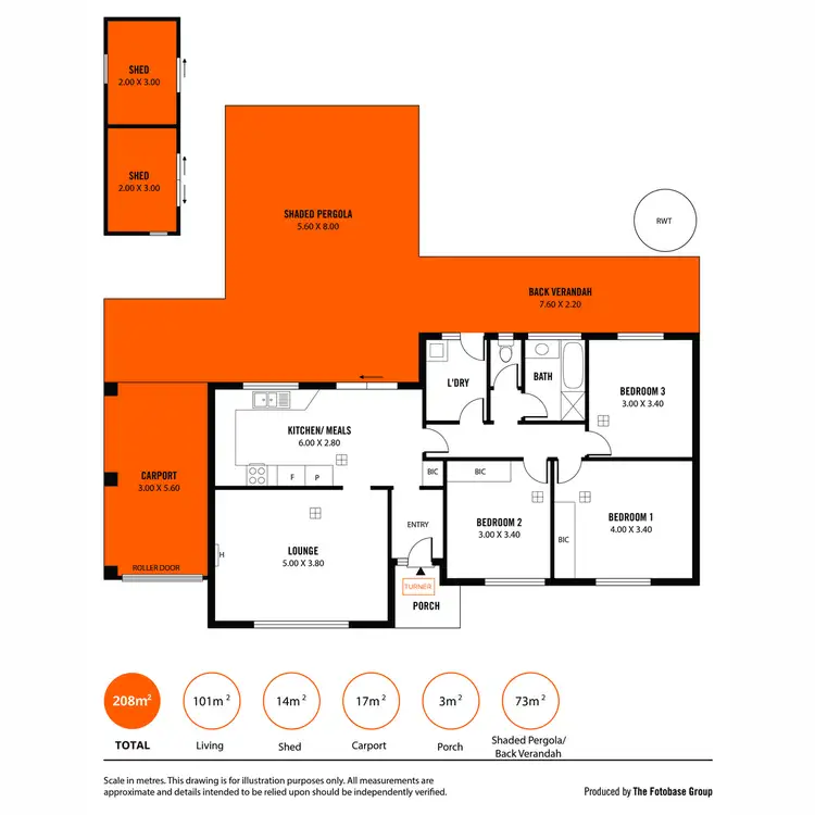 Floorplan of Homely house listing, 6 Yanakie Avenue, Surrey Downs SA 5126