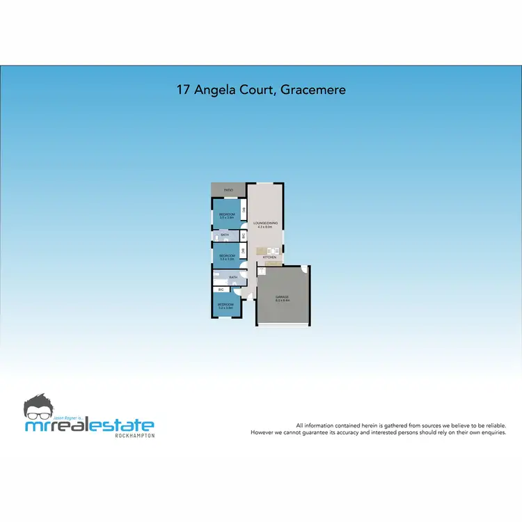 Floorplan of Homely house listing, 17 Angela Court, Gracemere QLD 4702