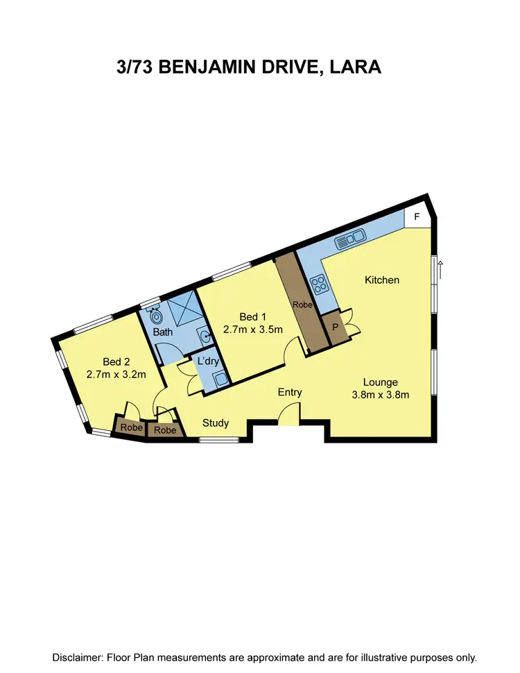 Floorplan of Homely house listing, 73B Benjamin Drive, Lara VIC 3212