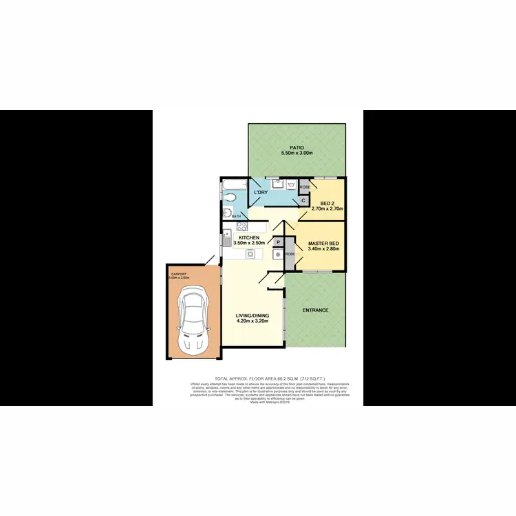 Floorplan of Homely villa listing, 10/42 Tamar Street, Palmyra WA 6157