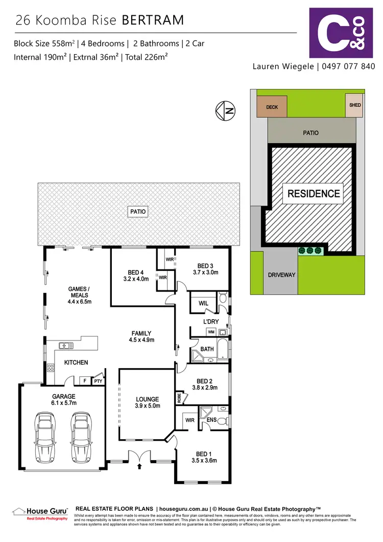 Floorplan of Homely house listing, 26 Koomba Rise, Bertram WA 6167