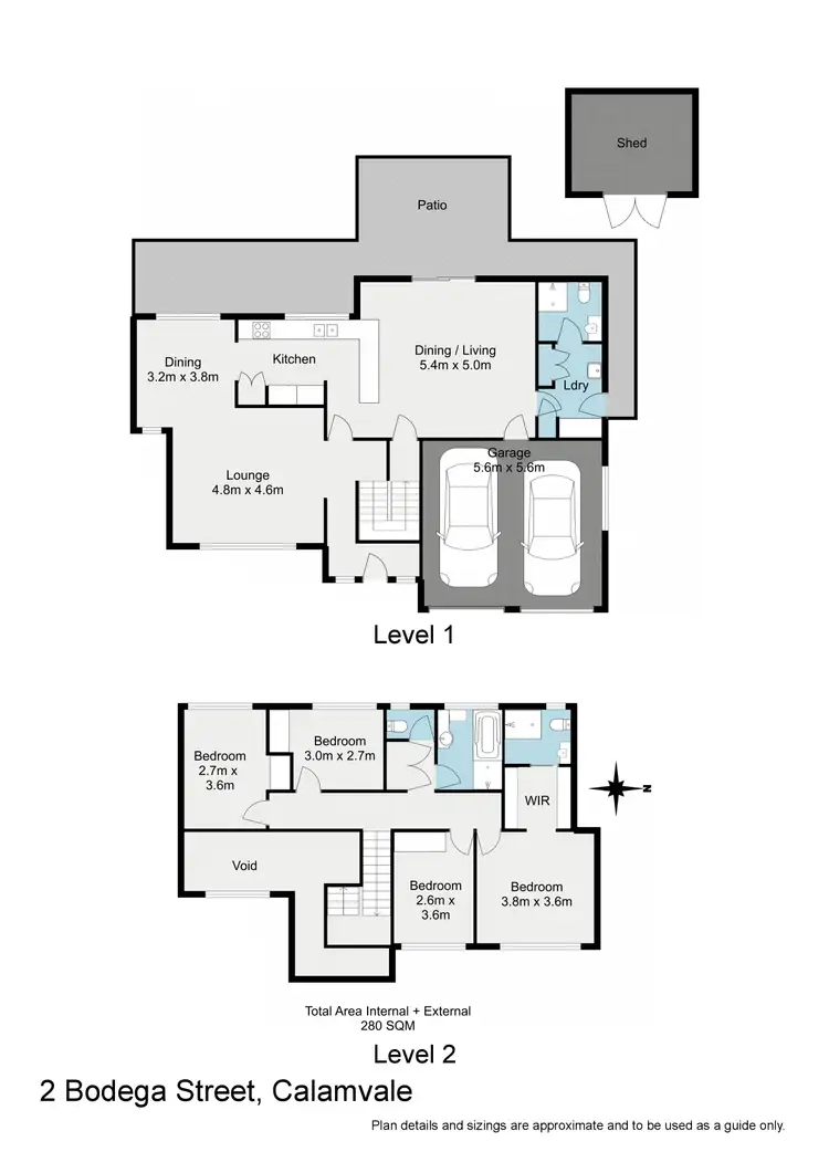 Floorplan of Homely house listing, 2 Bodega Court, Calamvale QLD 4116