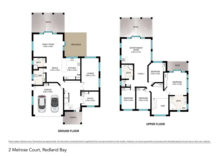 Floorplan of Homely house listing, 2 Melrose Court, Redland Bay QLD 4165
