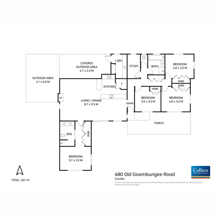 Floorplan of Homely rural property listing, 480 Old Goombungee Road, Cawdor QLD 4352