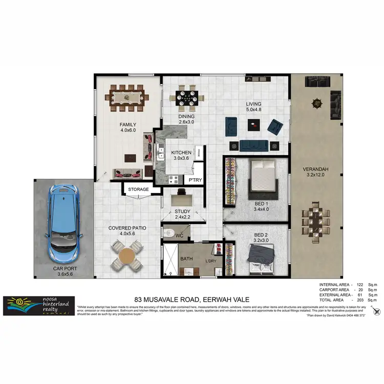Floorplan of Homely house listing, 83 Musavale Road, Eerwah Vale QLD 4562
