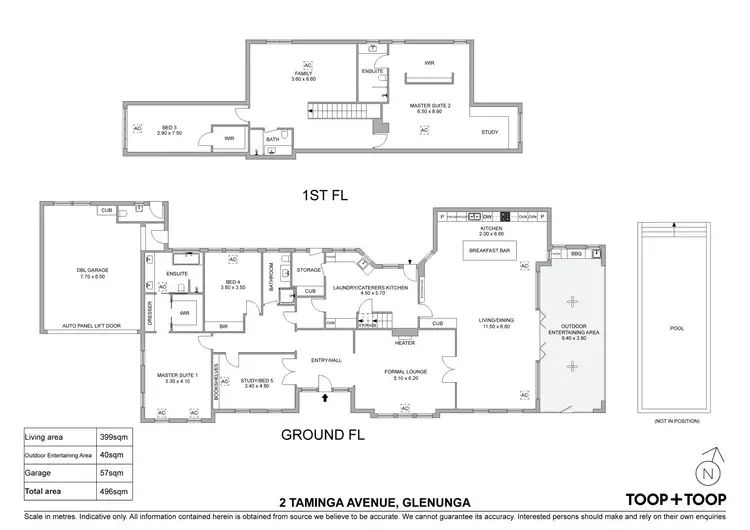 Floorplan of Homely house listing, 2 Taminga Avenue, Glenunga SA 5064