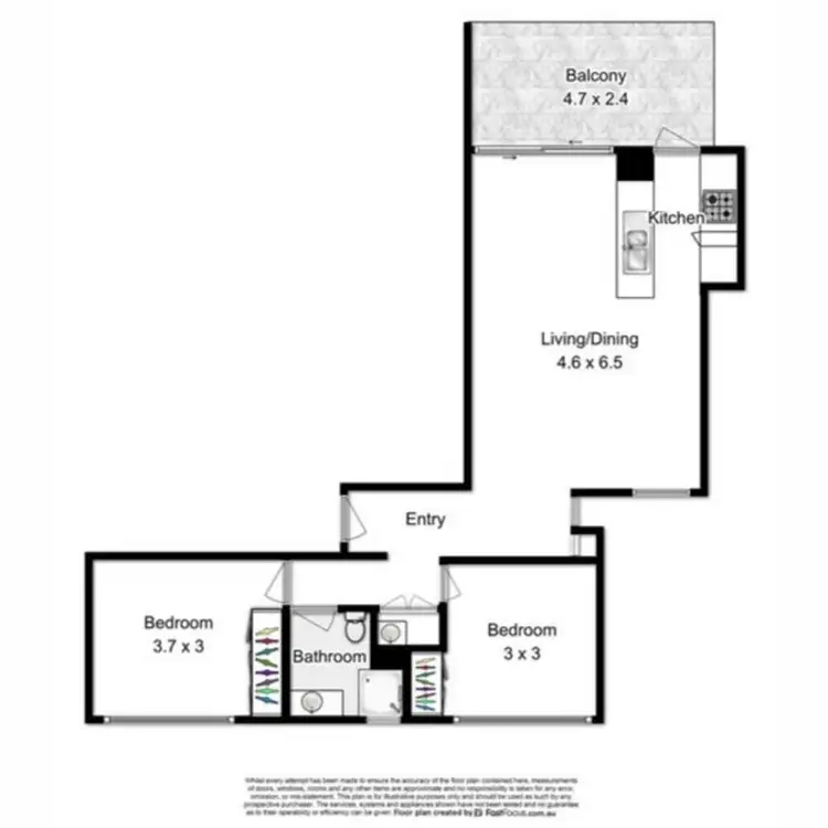 Floorplan of Homely apartment listing, 78/170 Leichhardt Street, Spring Hill QLD 4000