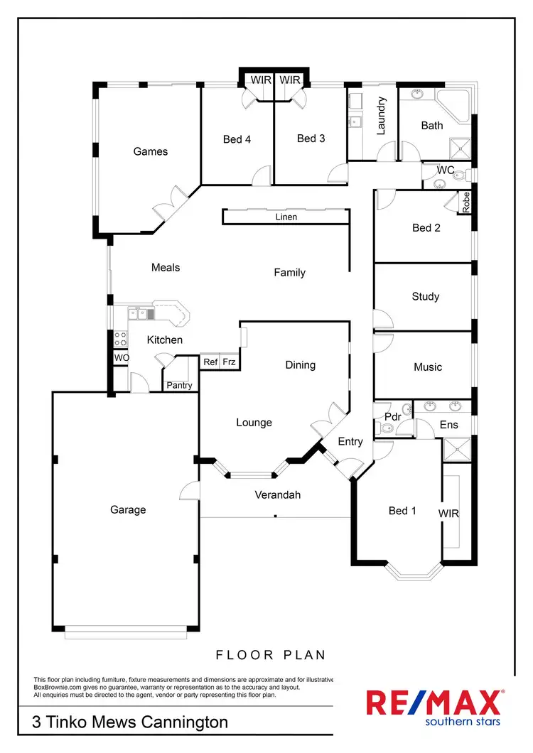 Floorplan of Homely house listing, 3 Tinko Mews, Canning Vale WA 6155
