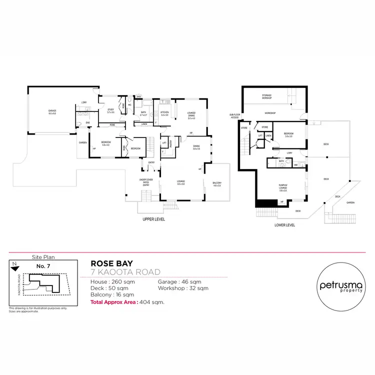 Floorplan of Homely house listing, 7 Kaoota Road, Rose Bay TAS 7015