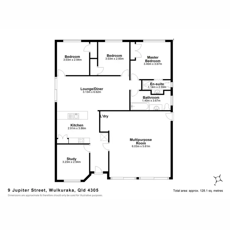 Floorplan of Homely house listing, 9 Jupiter Street, Wulkuraka QLD 4305